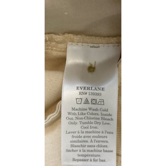 FRAME High-Rise Casual Pants Cream Color 4 Pockets Size 2 - Picture 5 of 10